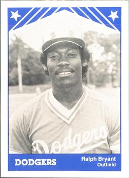 1983 TCMA Vero Beach Dodgers #22 Ralph Bryant Front