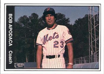 1982 TCMA Jackson Mets #23 Bob Apodaca Front