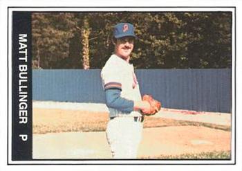 1982 TCMA Jackson Mets #2 Matt Bullinger Front