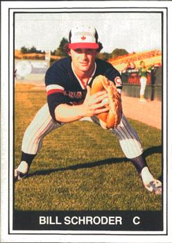 1982 TCMA Vancouver Canadians #3 Bill Schroeder Front