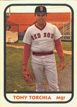 1981 TCMA Bristol Red Sox #8 Tony Torchia Front