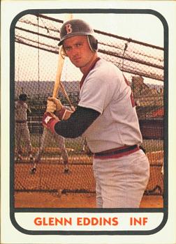 1981 TCMA Bristol Red Sox #18 Glenn Eddins Front