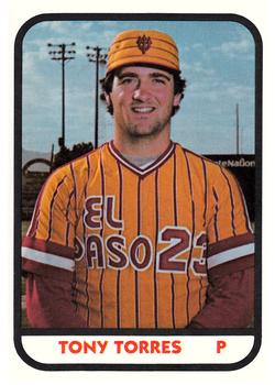 1981 TCMA El Paso Diablos #18 Tony Torres Front