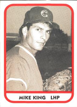 1981 TCMA Quad City Cubs #17 Mike King Front