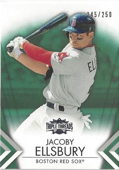 2012 Topps Triple Threads - Emerald #55 Jacoby Ellsbury Front