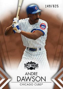 2012 Topps Triple Threads - Sepia #73 Andre Dawson Front