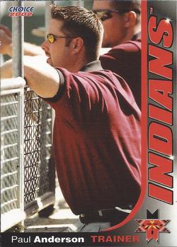 2002 Choice Indianapolis Indians #05 Paul Anderson Front