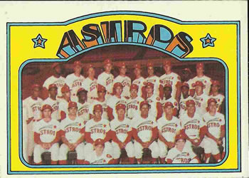 1972 Topps #282 Houston Astros Front