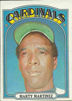 1972 Topps #336 Marty Martinez Front