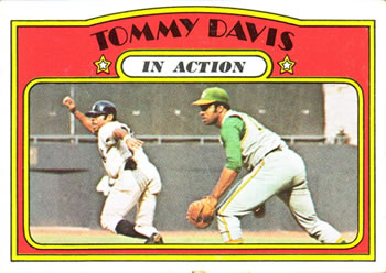 1972 Topps #42 Tommy Davis Front