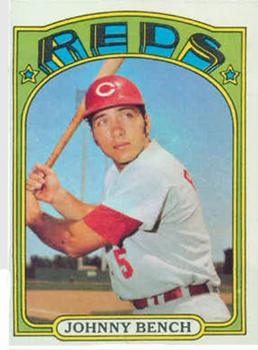 1972 Topps #433 Johnny Bench Front