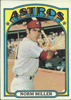 1972 Topps #466 Norm Miller Front