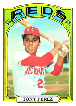 1972 Topps #80 Tony Perez Front