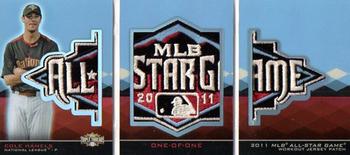 2012 Topps Triple Threads - All-Star Jumbo Sleeve Patch #ASJS-64 Cole Hamels Front