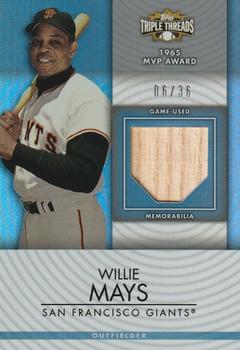 2012 Topps Triple Threads - Unity Relics #TTUR-27 Willie Mays Front