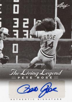 2012 Leaf Pete Rose The Living Legend - Autographs #AU-25 Pete Rose Front