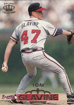 1996 Pacific Crown Collection #13 Tom Glavine Front