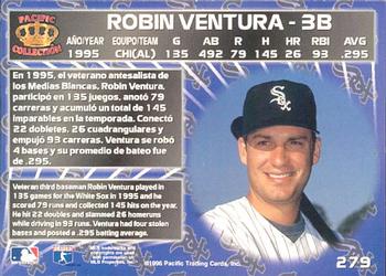 1996 Pacific Crown Collection #279 Robin Ventura Back