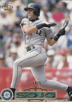 1996 Pacific Crown Collection #411 Luis Sojo Front