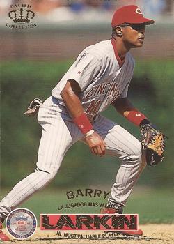 1996 Pacific Crown Collection #50 Barry Larkin Front