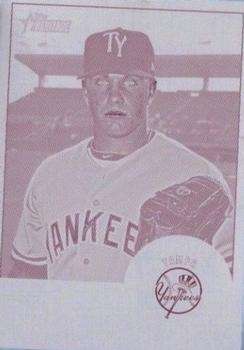 2012 Topps Heritage Minor League - Printing Plates Magenta #135 Mark Montgomery Front