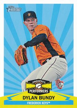 2012 Topps Heritage Minor League - Prospect Performers #PPDB Dylan Bundy Front