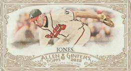 2012 Topps Allen & Ginter - Mini Gold Border #33 Chipper Jones Front