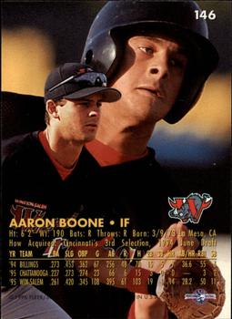 1996 Fleer Excel #146 Aaron Boone Back