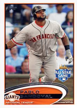 2012 Topps Update #US182 Pablo Sandoval Front