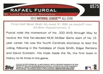 2012 Topps Update #US75 Rafael Furcal Back