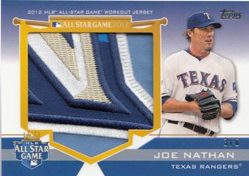 2012 Topps Update - All-Star Stitches Jumbo Patches #ASJP-JN Joe Nathan Front