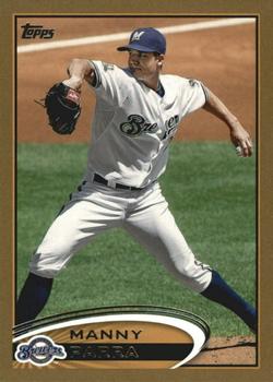 2012 Topps Update - Gold #US51 Manny Parra Front