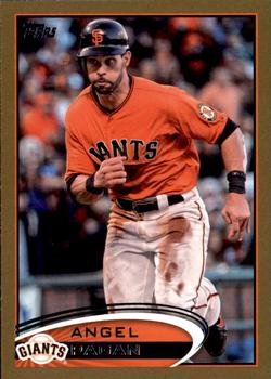2012 Topps Update - Gold #US249 Angel Pagan Front