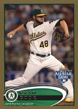 2012 Topps Update - Gold #US279 Ryan Cook Front