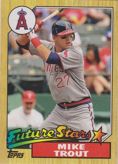 2012 Topps Update - 1987 Topps Minis #TM-127 Mike Trout Front