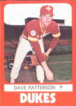 1980 TCMA Albuquerque Dukes #10 Dave Patterson Front