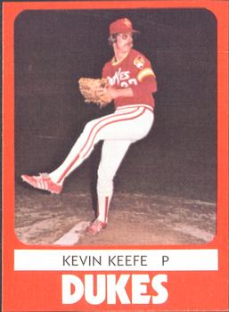 1980 TCMA Albuquerque Dukes #17 Kevin Keefe Front
