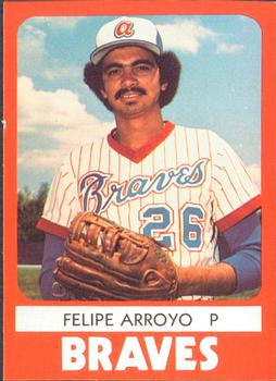 1980 TCMA Anderson Braves #11 Felipe Arroyo Front