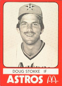 1980 TCMA Columbus Astros #9 Doug Stokke Front