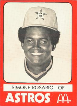1980 TCMA Columbus Astros #14 Simone Rosario Front