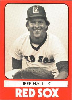 1980 TCMA Elmira Pioneer Red Sox #11 Jeff Hall Front