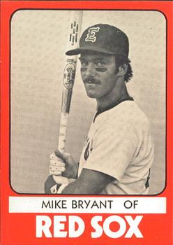 1980 TCMA Elmira Pioneer Red Sox #25 Mike Bryant Front