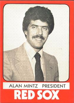 1980 TCMA Elmira Pioneer Red Sox #41 Alan Mintz Front