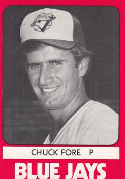 1980 TCMA Knoxville Blue Jays #1 Chuck Fore Front