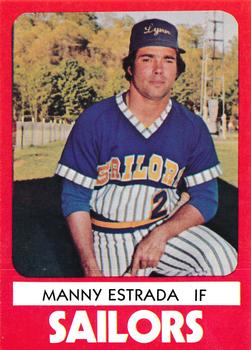 1980 TCMA Lynn Sailors #13 Manny Estrada Front