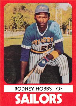 1980 TCMA Lynn Sailors #3 Rodney Hobbs Front