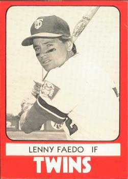 1980 TCMA Orlando Twins #10 Lenny Faedo Front