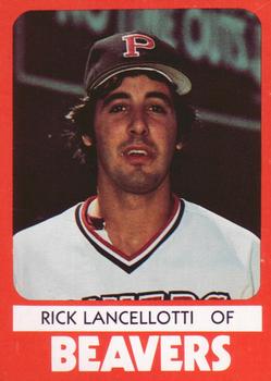 1980 TCMA Portland Beavers #20 Rick Lancellotti Front