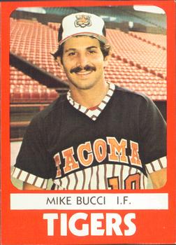1980 TCMA Tacoma Tigers #13 Mike Bucci Front