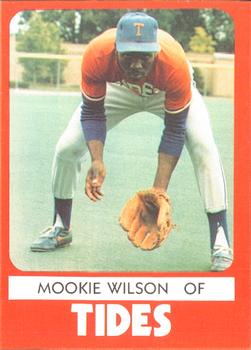 1980 TCMA Tidewater Tides #17 Mookie Wilson Front
